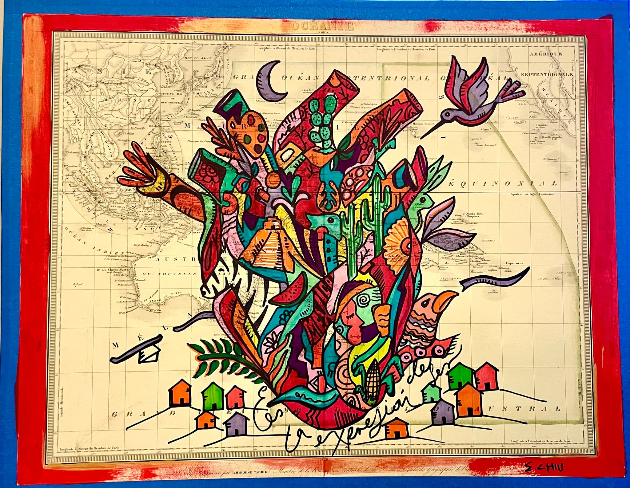 Corazón migrando México