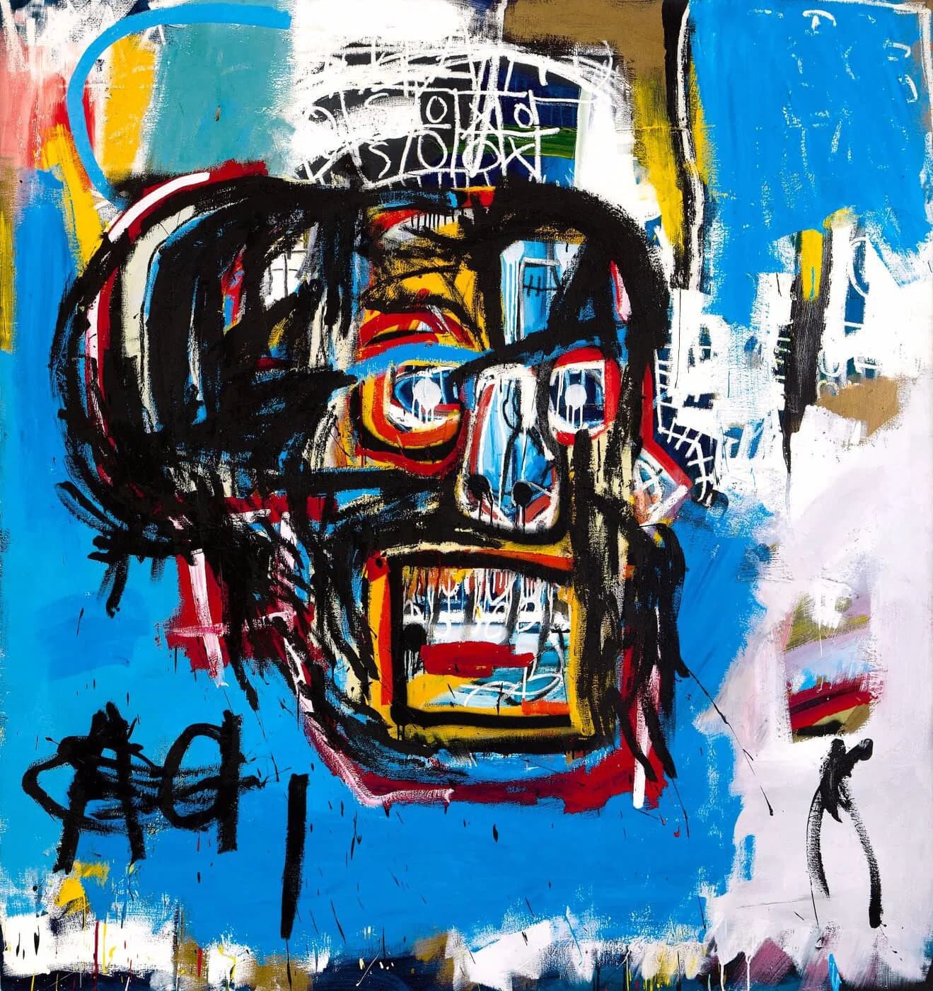 Retrato de Jean-Michel Basquiat, artista de Jalisco